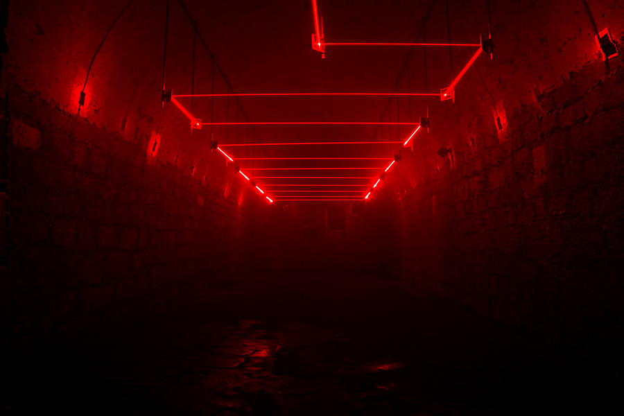 laser installation 2018 Hildesheim (Germany)