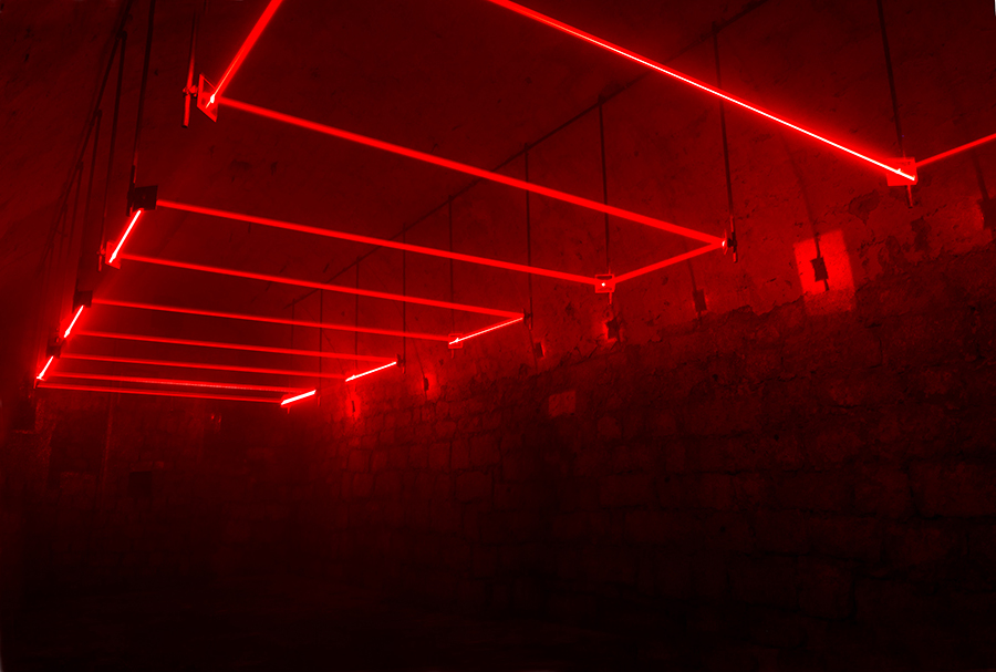 laser installation 2018 Hildesheim (Germany)