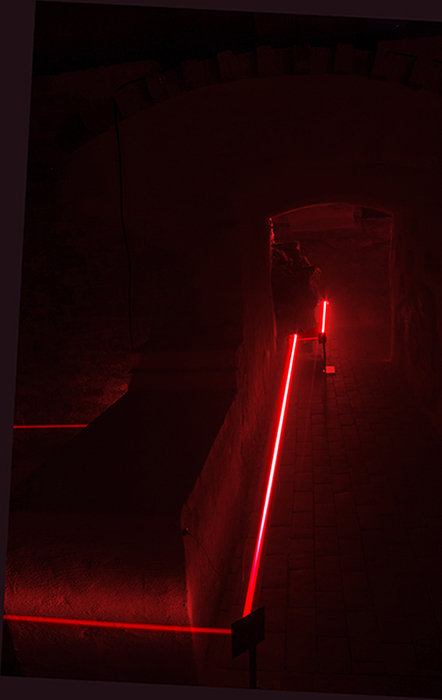 laser installation 2017 Berlin (Germany)