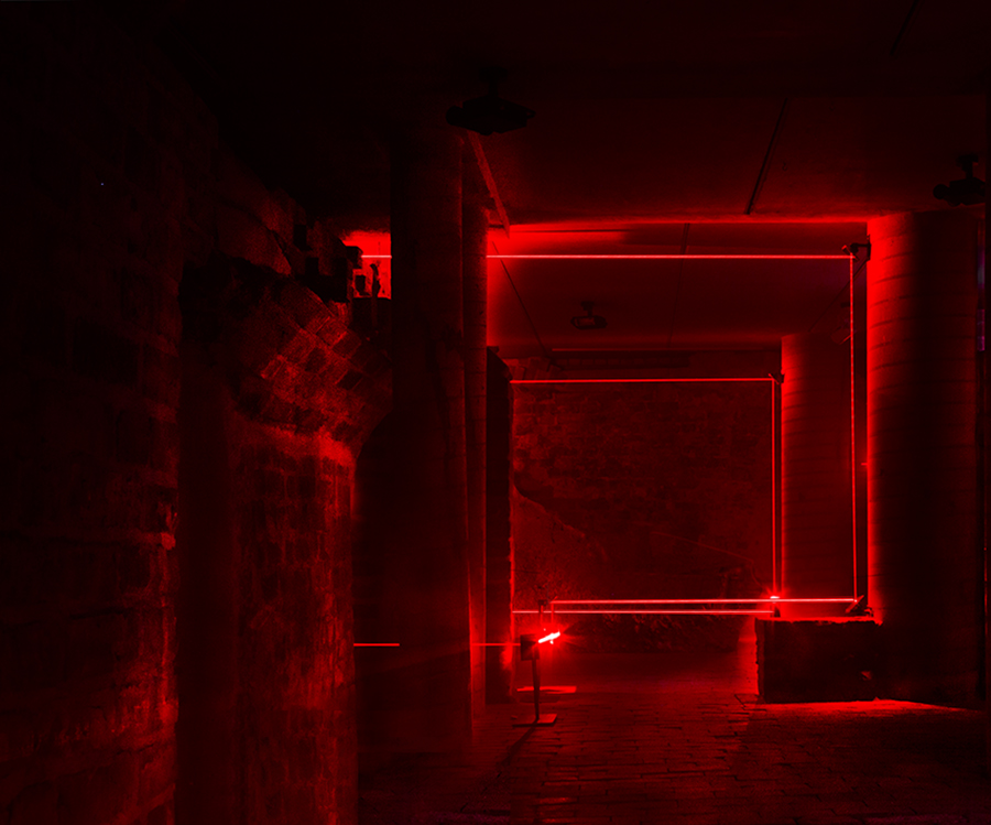 laser installation 2017 Berlin (Germany)
