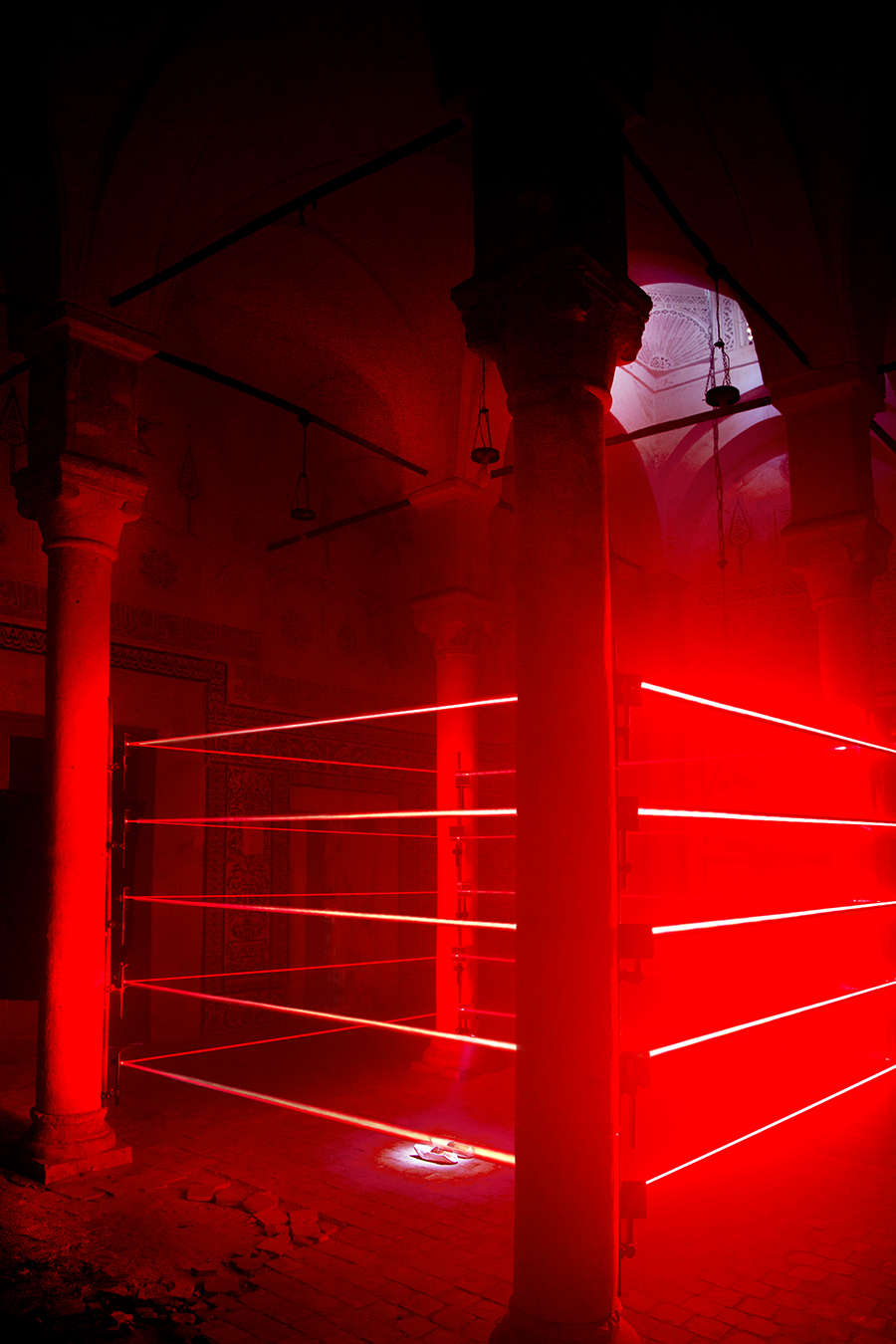 laser installation 2017 Tunis (Tunesia)