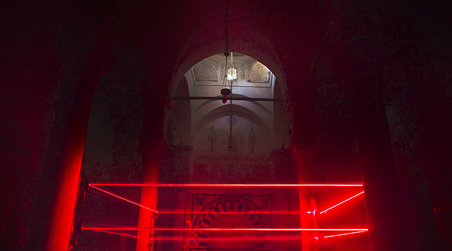 laser installation 2017 Tunis (Tunesia)
